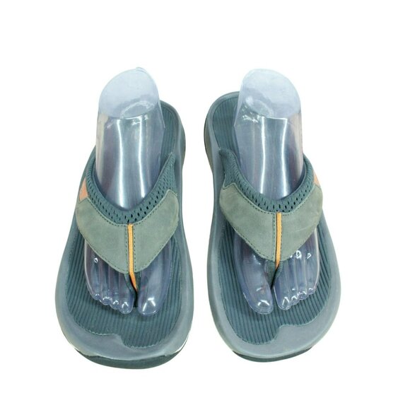 LL Bean Swift River Multicolor Leather Flip Flop Sports Sandals Size 10 M - Picture 5 of 9